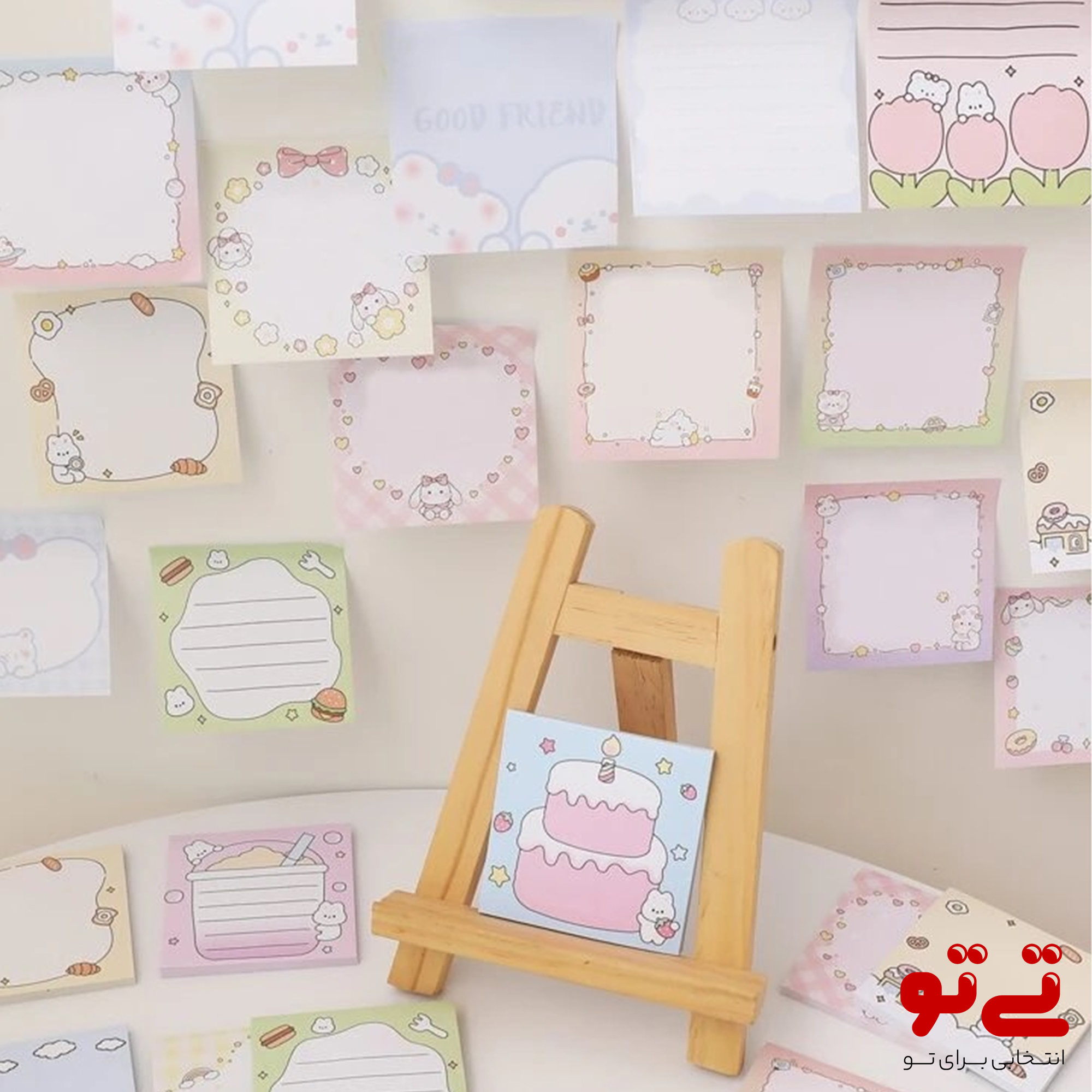 استیک نوت فانتزی طرح بامزه مدل2448